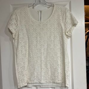 White lace top